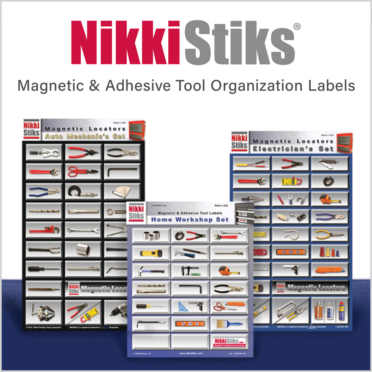 NikkiStiks Tool Organization Labels