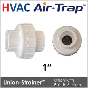 Union-Strainer™ - Unions with Built-in Strainer for use with HVAC Condensate Traps