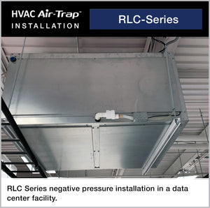 HVAC Air-Trap RLC Series Clear Installation - Waterless HVAC Condensate Trap - Des Champs Technologies