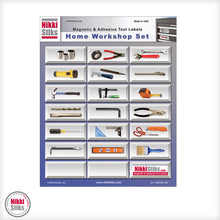 Tool Organization Labels by NikkiStiks® - Home Workshop Set. Easily organize your tools in any drawer or cabinet.