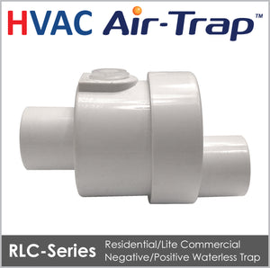 HVAC Air-Trap RLC Series White - Waterless HVAC Condensate Trap - Des Champs Technologies